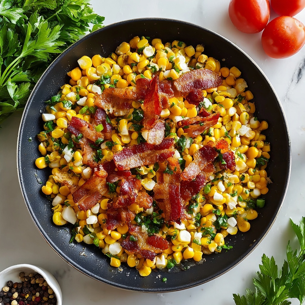 Sweet Corn Salad with Bacon Recipe - Recipe Image