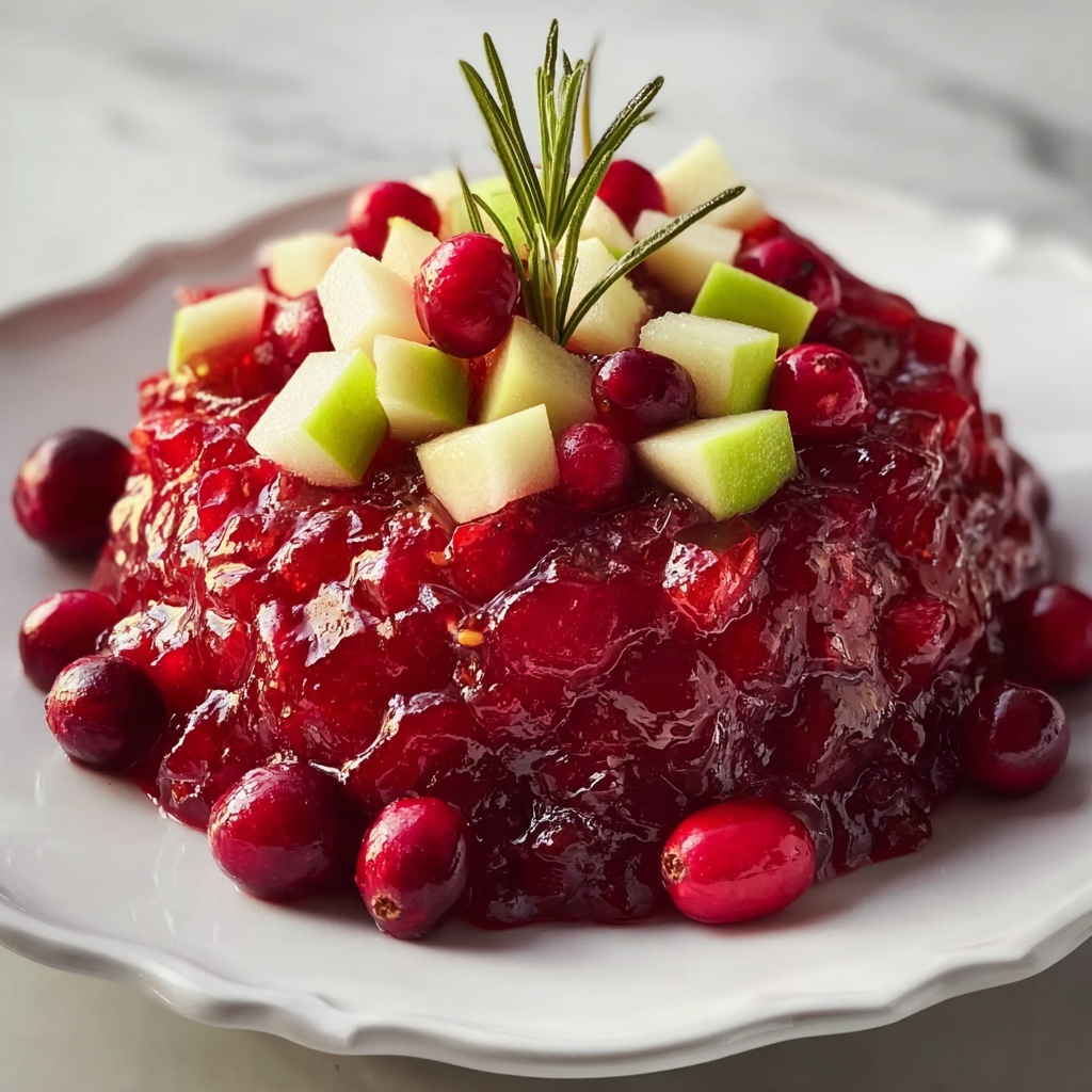 Crockpot Christmas Cranberry-Strawberry Apple Jam Recipe - Recipe Image