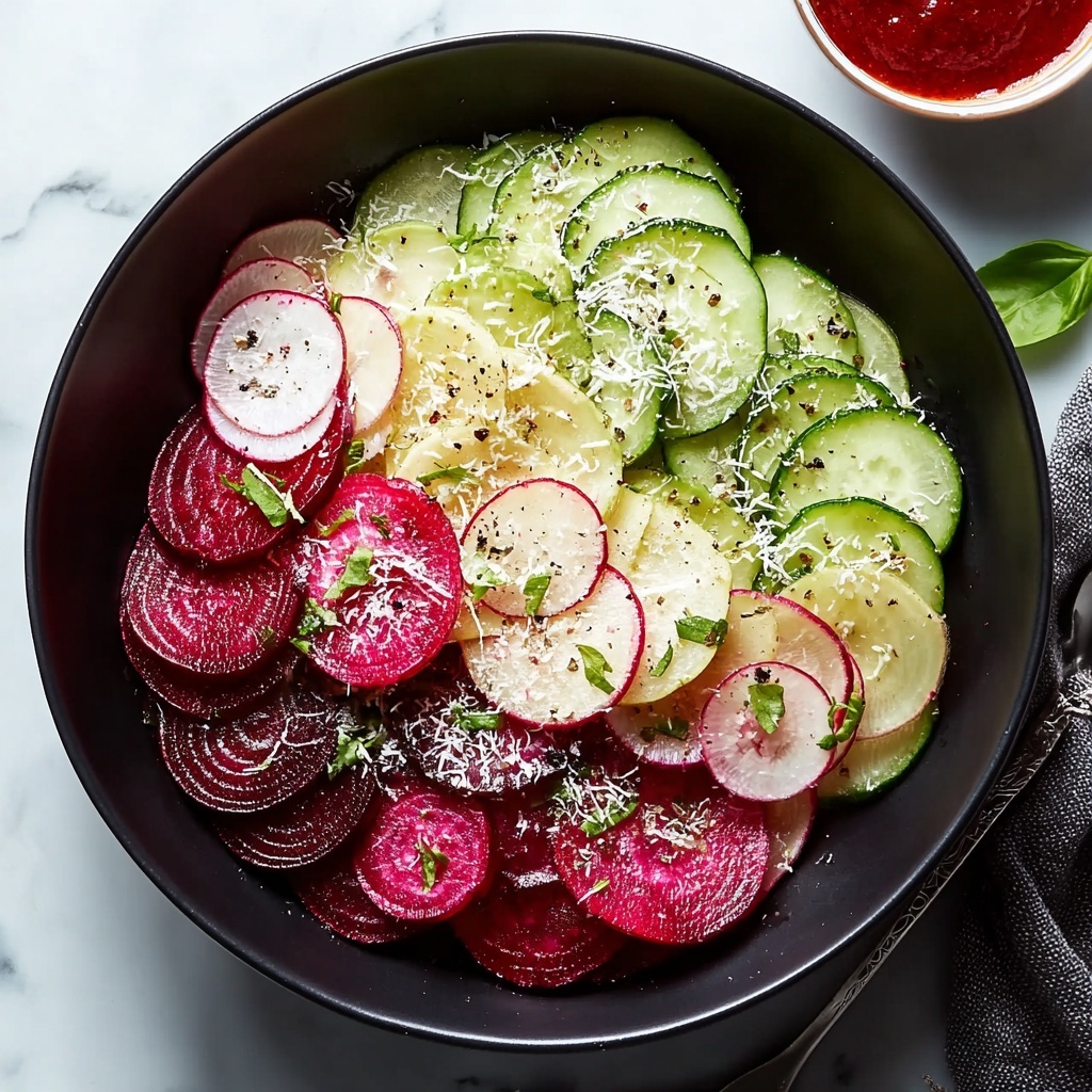 Crisp Cucumber and Beetroot Salad Recipe - Recipe Image