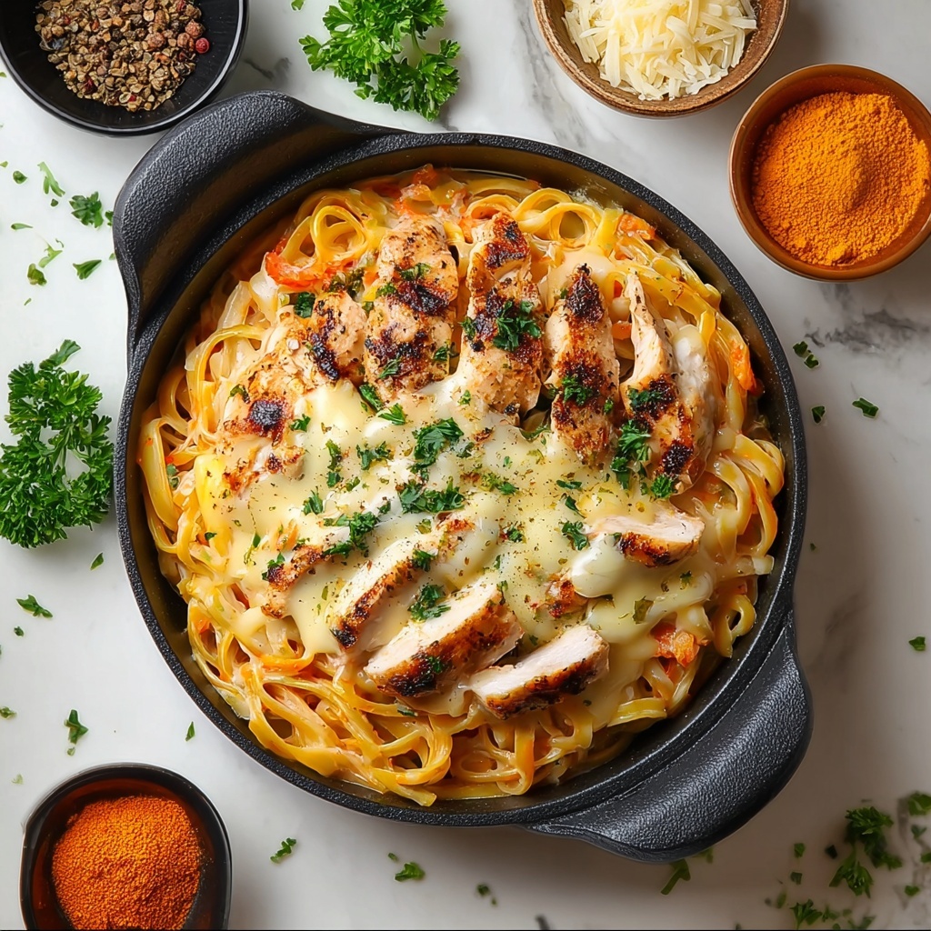 Cheesy Chicken Pasta Recipe - Recipe Image