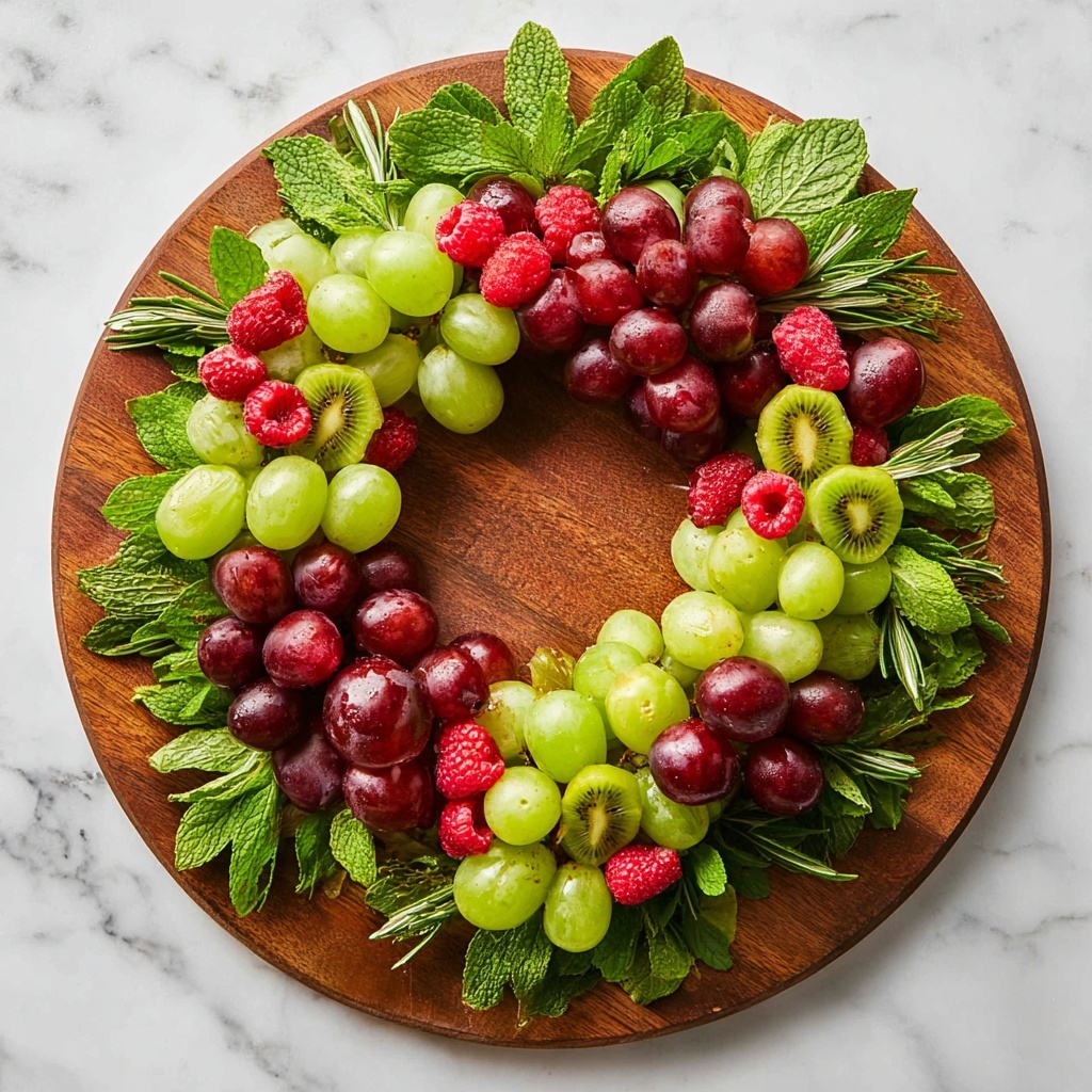 Christmas Fruit Wreath Recipe - Recipe Image
