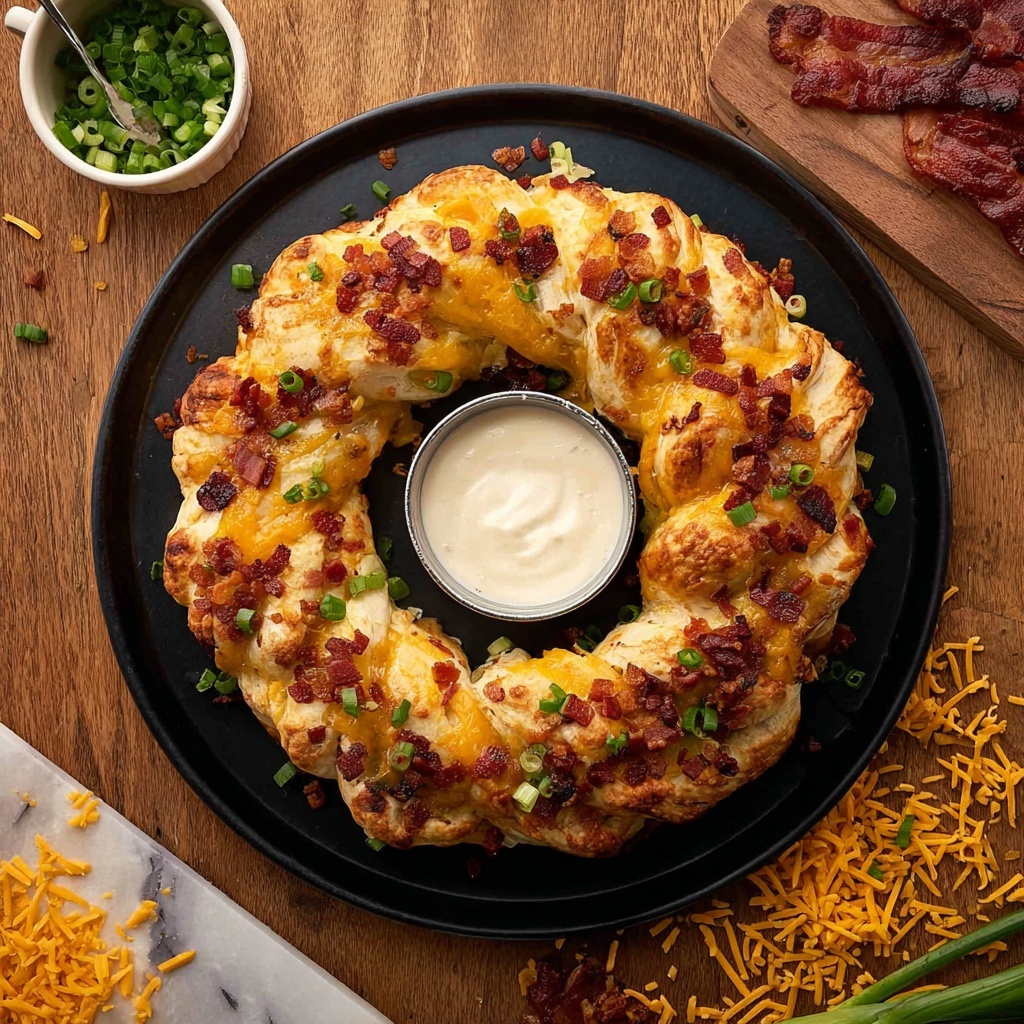 Chicken Bacon Ranch Crescent Ring Recipe - Recipe Image