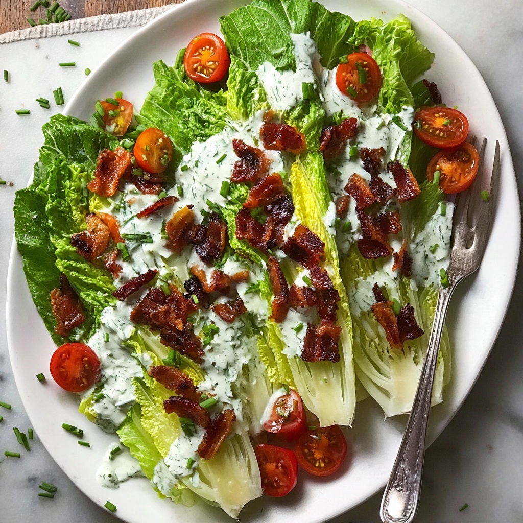 Romaine Wedge Salad with Green Goddess Dressing Recipe - Recipe Image