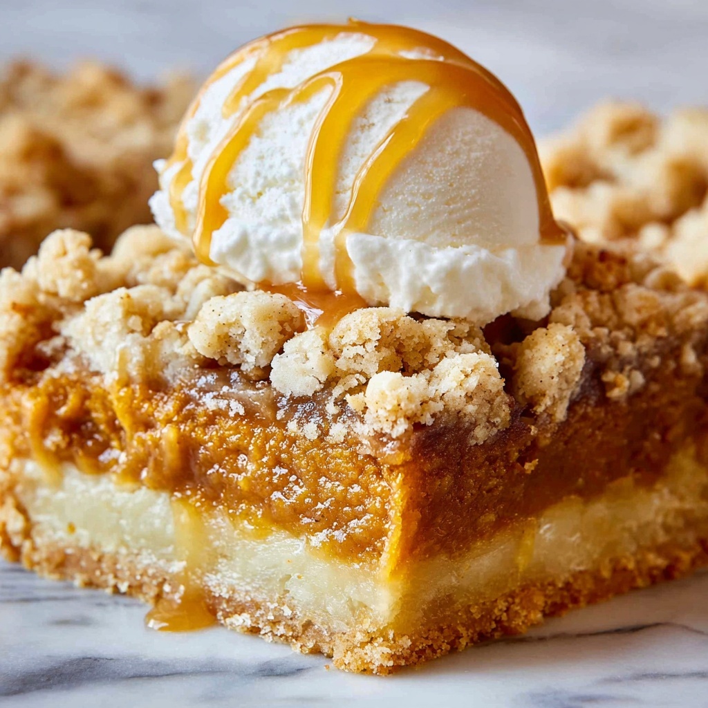 Pumpkin Pie Bars with Walnut Streusel Recipe - Recipe Image