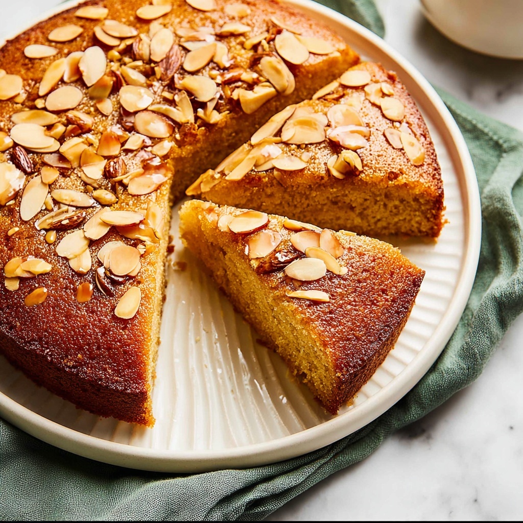 Honey Cake with Almond Honey Syrup Recipe - Recipe Image