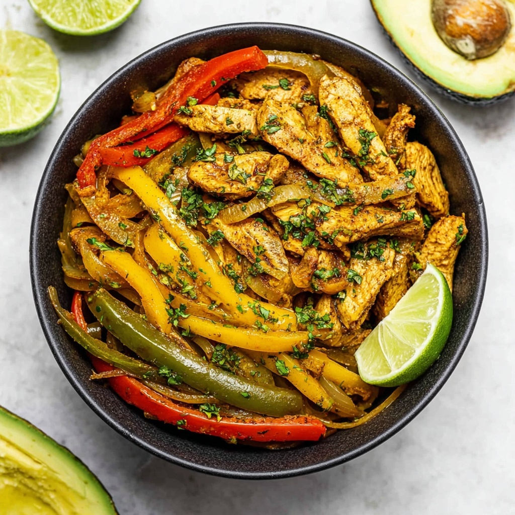 Easy Chicken Fajitas Recipe - Recipe Image