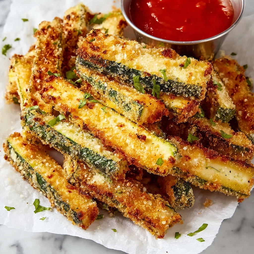 Baked Zucchini Fries Recipe - Recipe Image