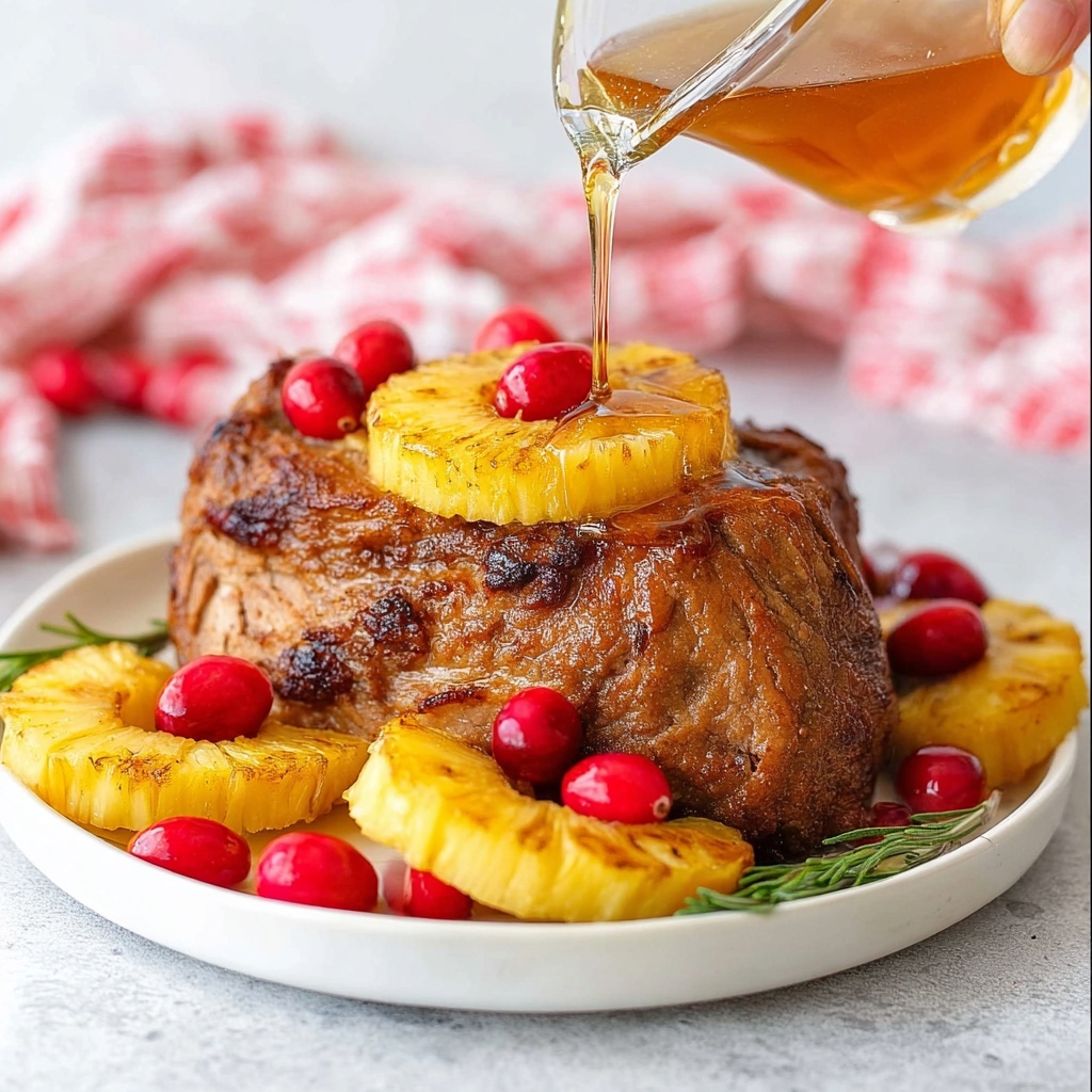 Crockpot Ham with Pineapple Recipe - Recipe Image
