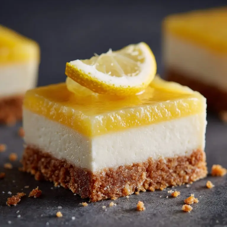 Lemon Cream Cheese Bars Recipe