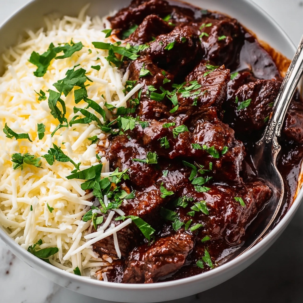 Chile Colorado: Tender Beef Stew in a Rich Guajillo and Ancho Chile Sauce Recipe - Recipe Image