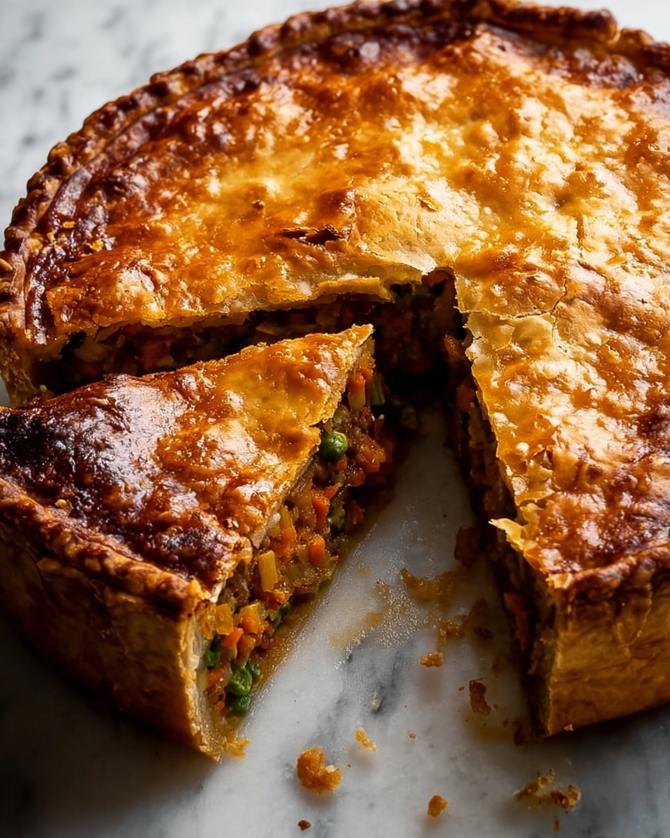 Vegetable Samosa Pie Recipe - Recipe Image