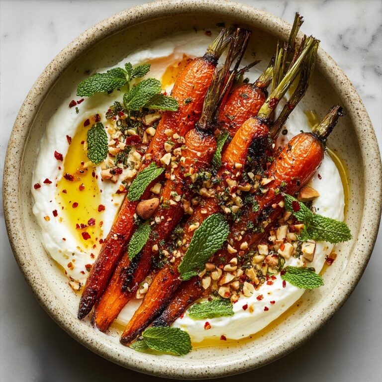 Roasted Carrots with Whipped Ricotta and Hot Honey Recipe