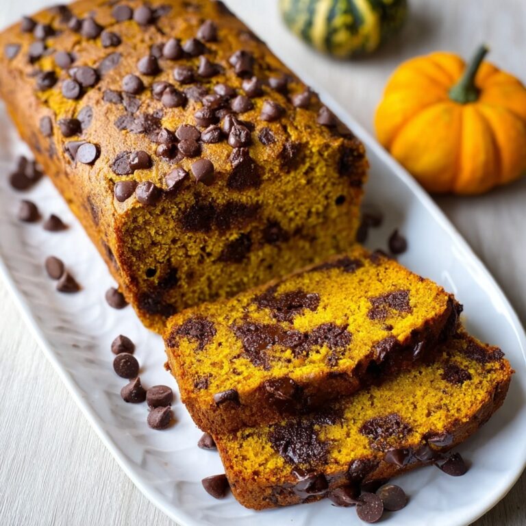 Healthy Pumpkin Chocolate Chip Bread Without Oil Recipe