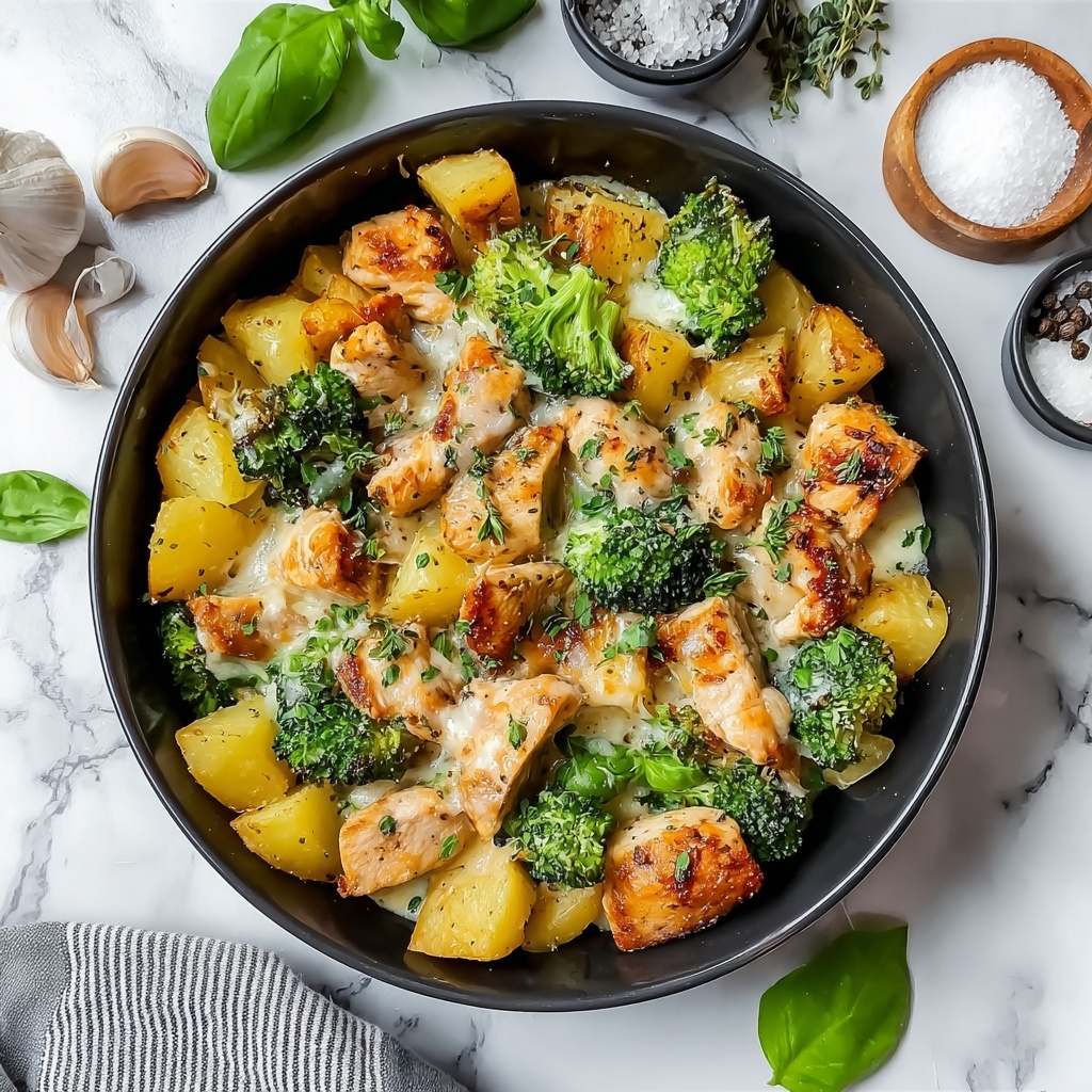 Baked Potato Chicken and Broccoli Casserole Recipe - Recipe Image