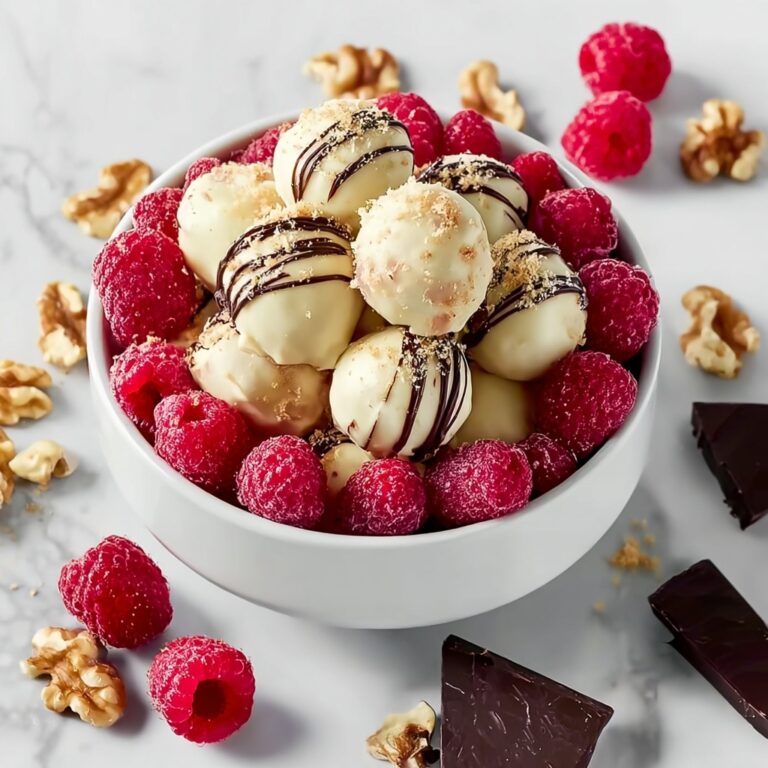 White Chocolate Raspberry Cheesecake Balls Recipe