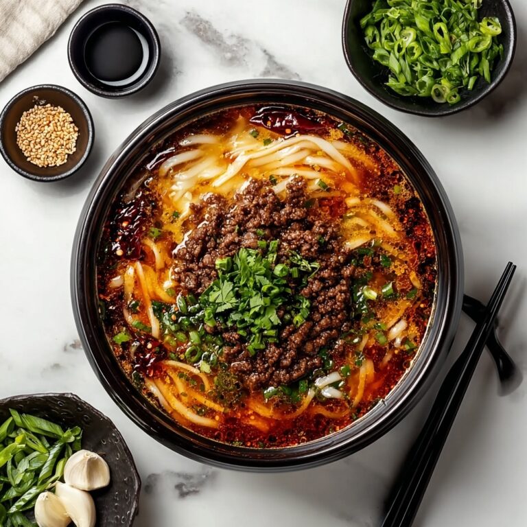 Spicy Korean Gochujang Beef Noodles Recipe