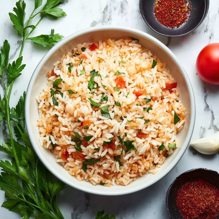 Spanish Flavored Rice with Tomatoes, Cilantro, and Spices Recipe