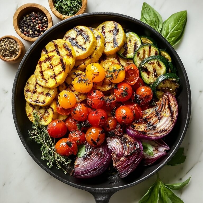 Grilled Vegetables with Herbs and Olive Oil Recipe