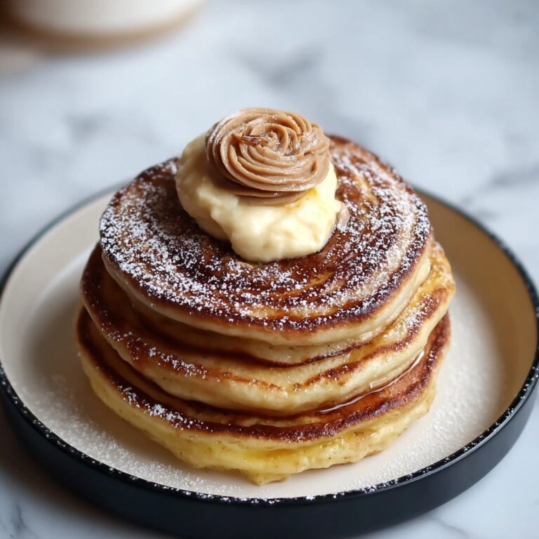 Fluffy Cinnamon Roll Pancakes Recipe