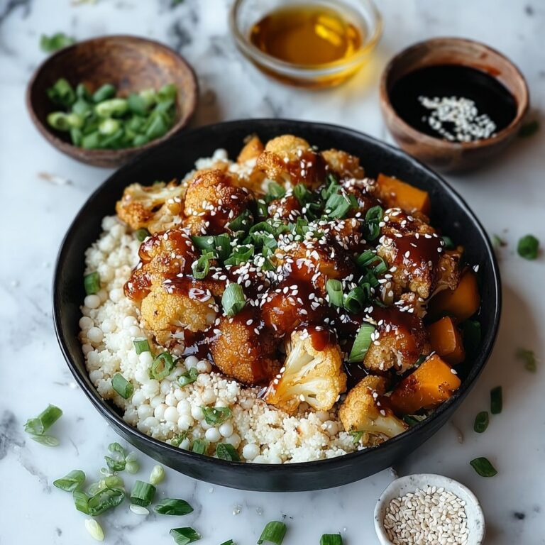 Sticky Sesame Cauliflower Wings Recipe