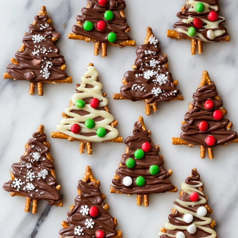 Dark Chocolate Christmas Trees Recipe