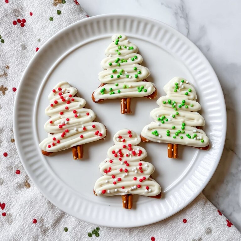 White Chocolate Christmas Trees Recipe