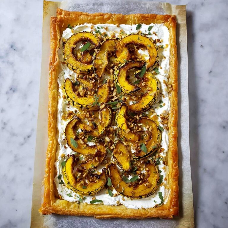 Delicata Squash Tart Recipe