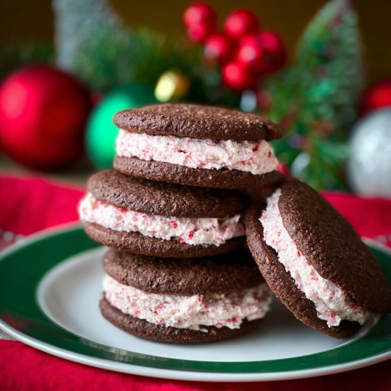 Easy Chocolate Peppermint Whoopie Pies Recipe