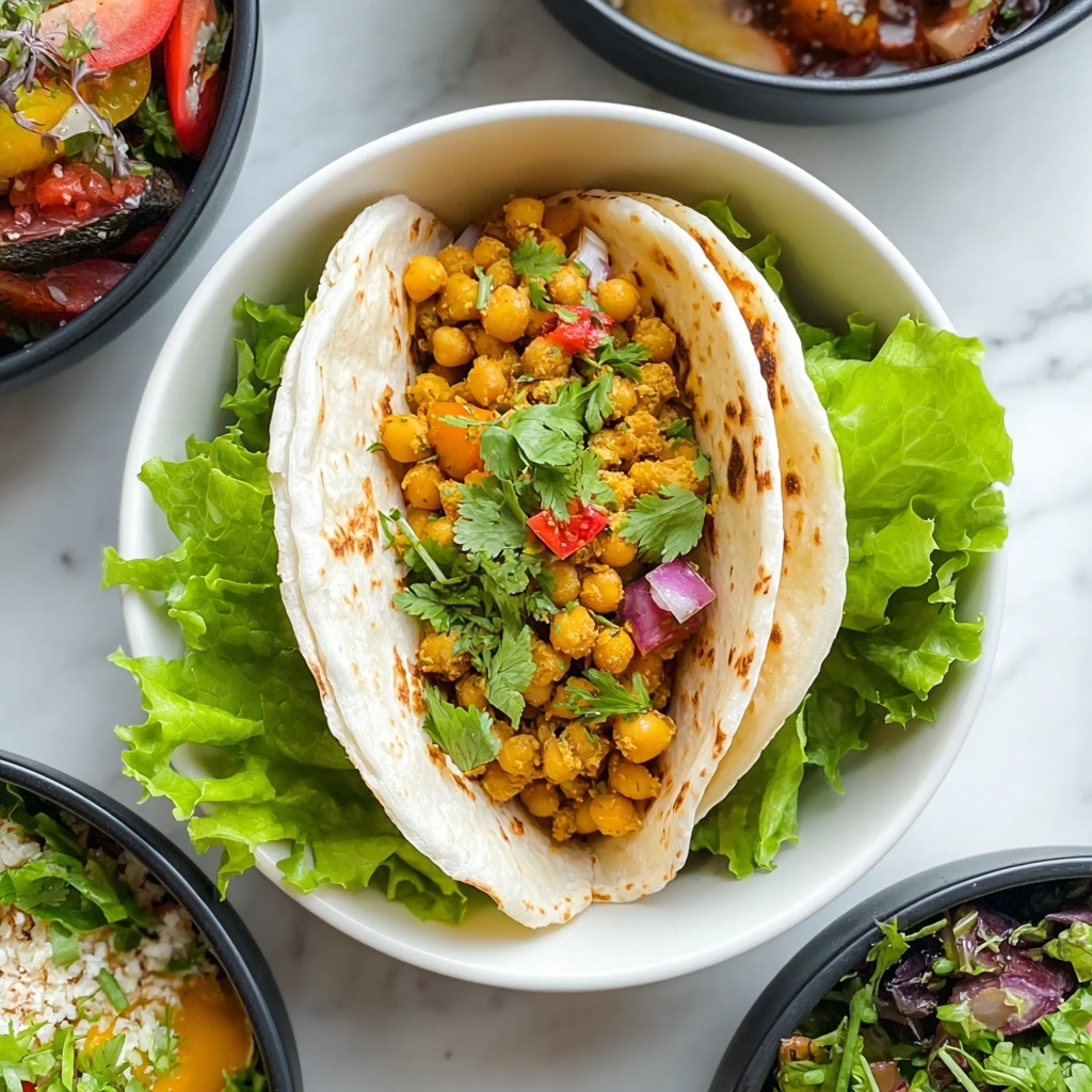 Chickpea Salad Wraps Recipe - Recipe Image