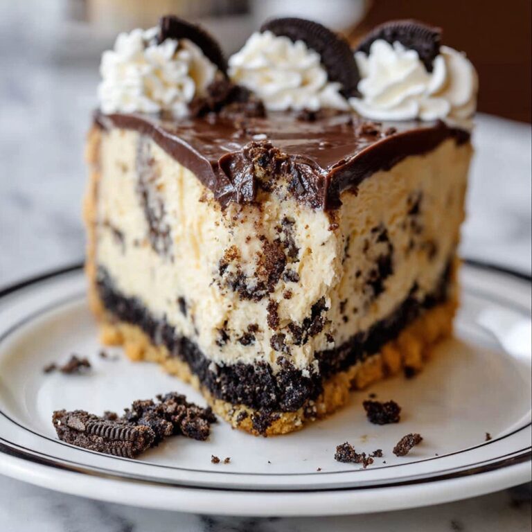 Oreo Cheesecake with Chocolate Ganache Recipe