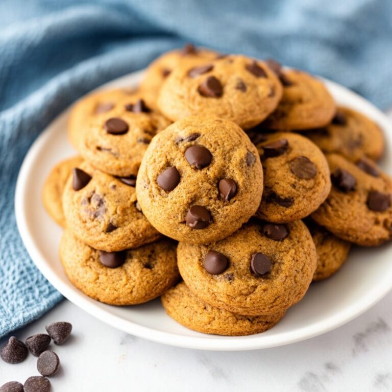Christmas Pumpkin Chocolate Chip Cookies Recipe