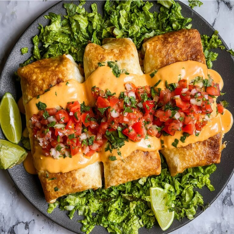 Chicken Chimichangas with Crispy Baked Filling Recipe