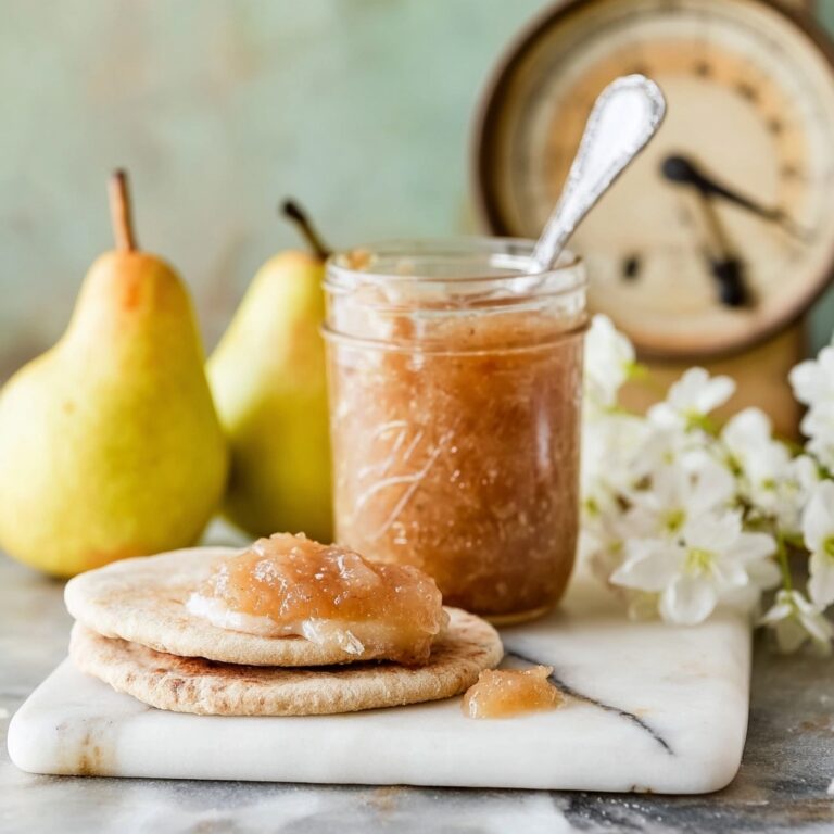 One Hour Easy Pear Butter Recipe