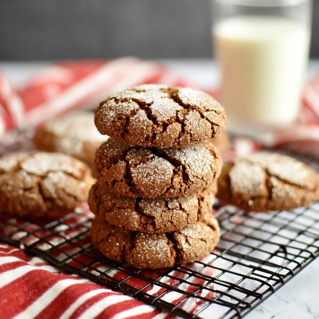 Old Fashioned Crunchy Gingersnap Cookies Recipe - Recipe Image