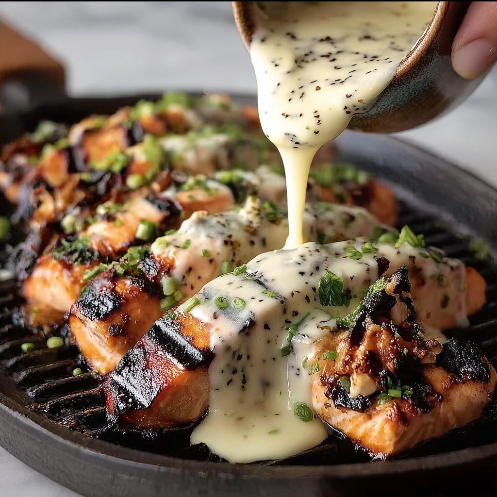 Cajun Grilled Chicken with Alabama White Sauce Recipe - Recipe Image