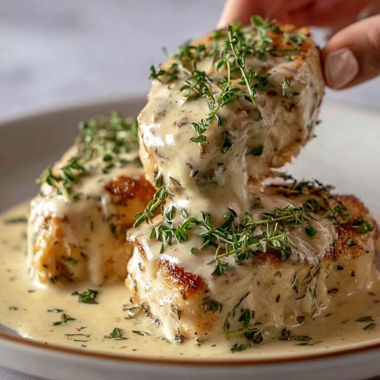 Chicken in Boursin Garlic Herb Cream Sauce Recipe