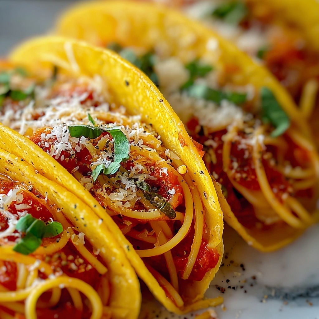 Spaghetti Tacos Recipe - Recipe Image