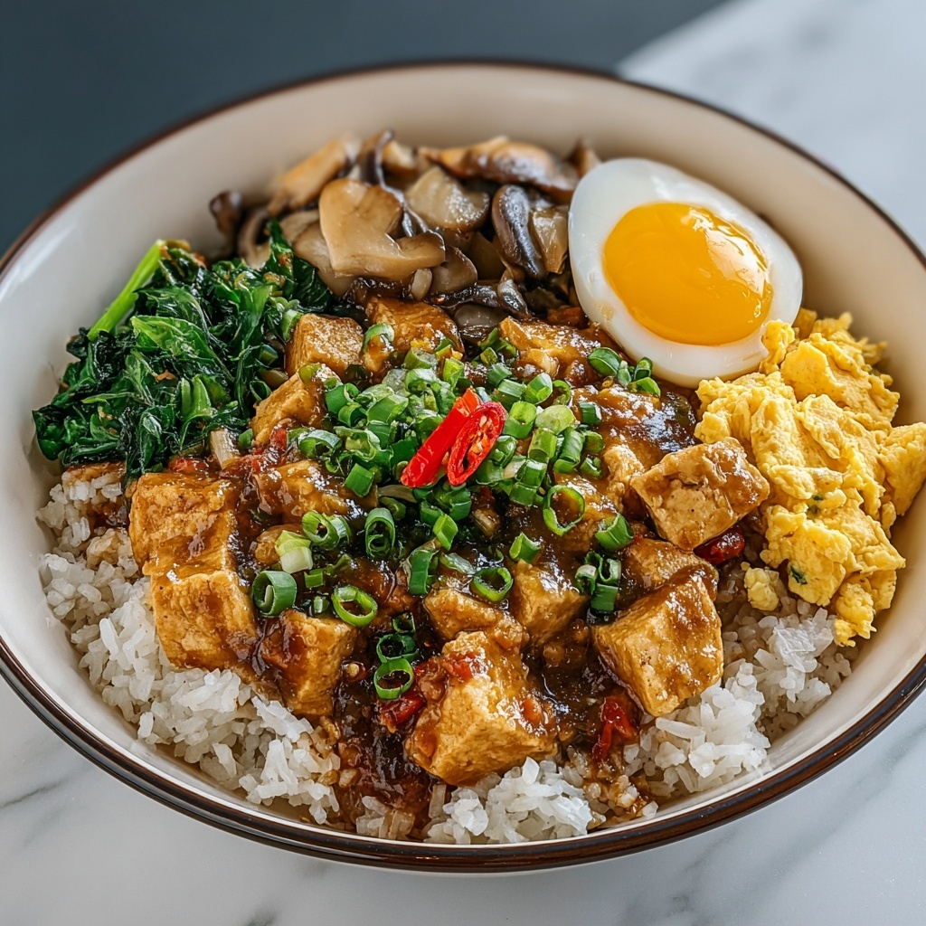 Ban Fan: Chinese Mixed Rice Bowl Recipe - Recipe Image