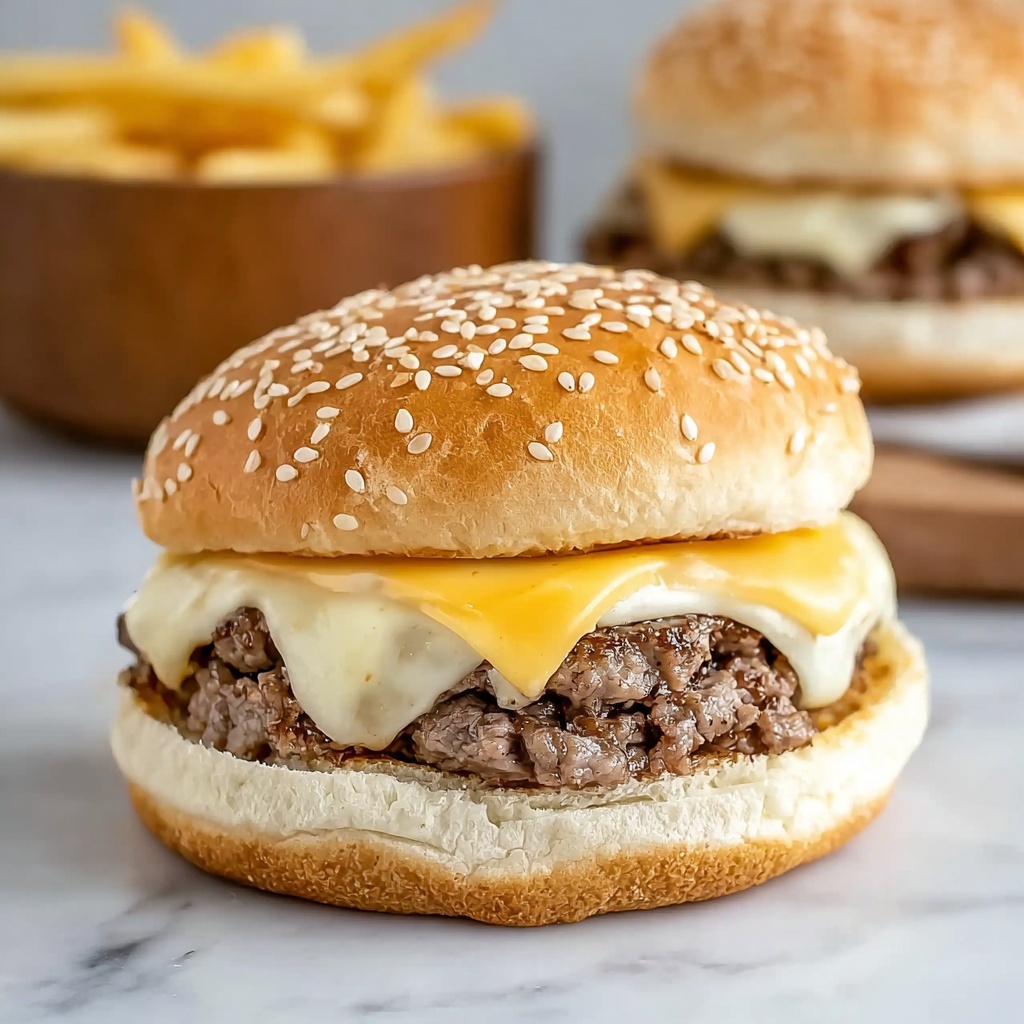 Instant Pot Beef and Cheddar Sandwiches with Spicy Cheese Sauce Recipe - Recipe Image