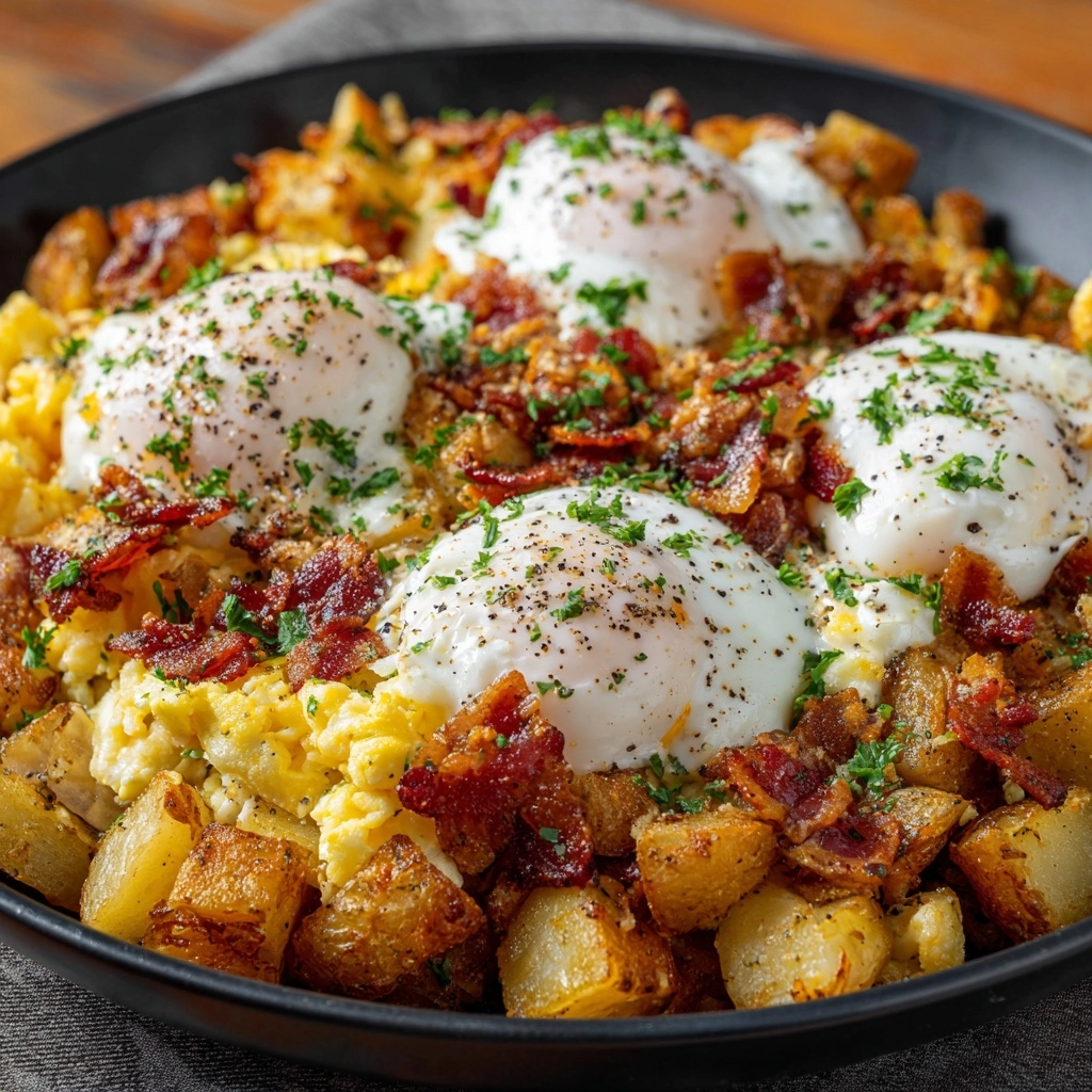 Potato Egg Scramble Recipe - Recipe Image