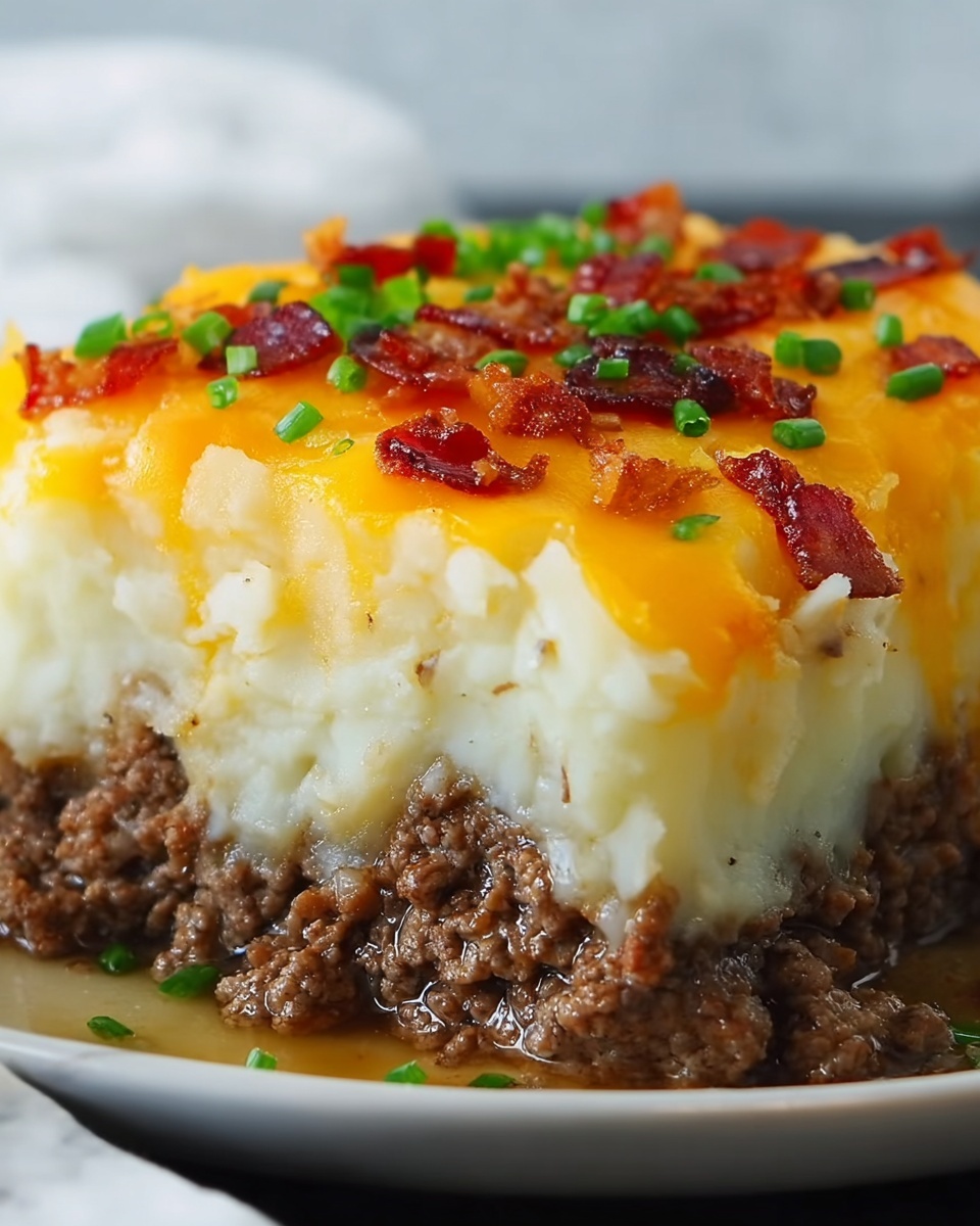 Loaded Potato & Meatloaf Casserole Recipe - Recipe Image