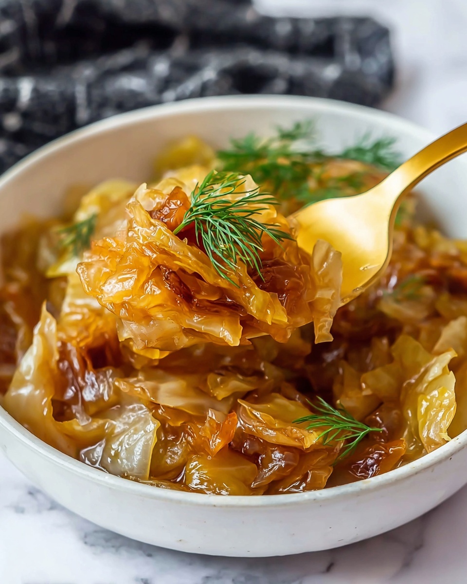 Mom's Braised Cabbage Recipe - Recipe Image