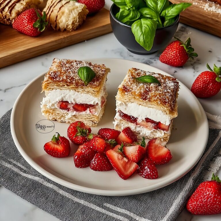 Fluffy Strawberry Shortcake Cheesecake Roll Recipe