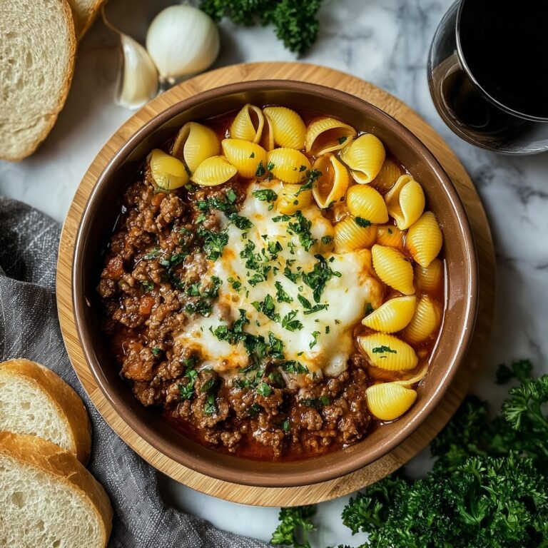 Creamy Beef and Shells Recipe