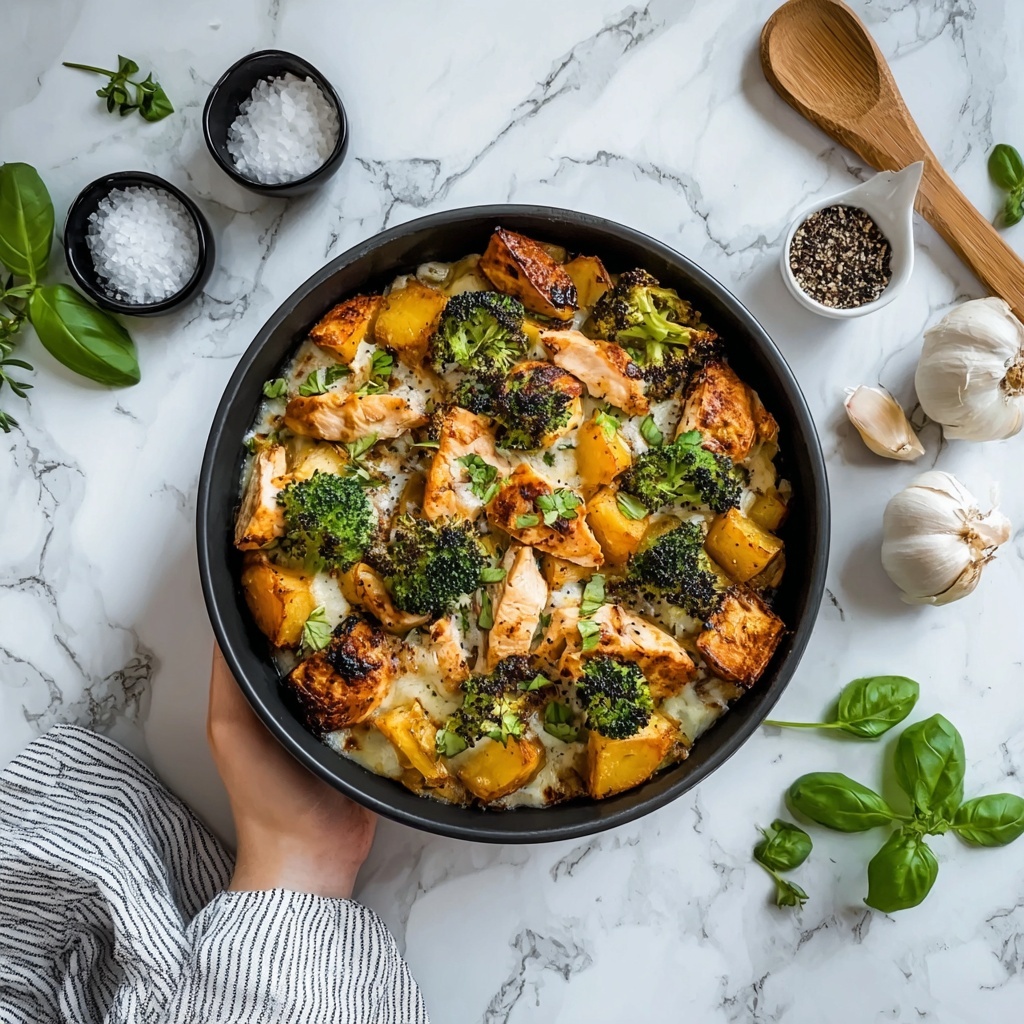 Baked Potato Chicken and Broccoli Casserole Recipe - Recipe Image