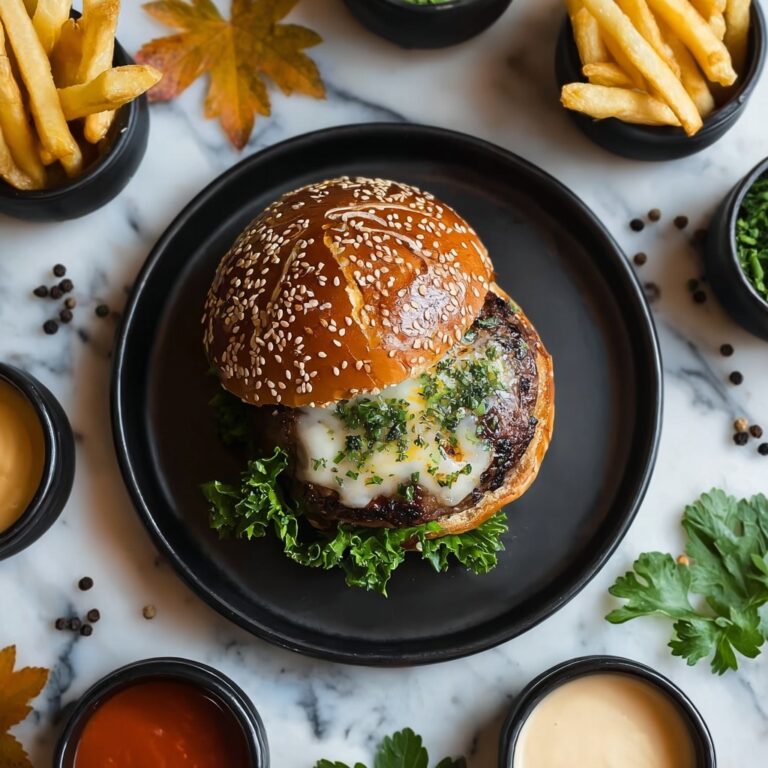 Garlic Double Steakburger Recipe