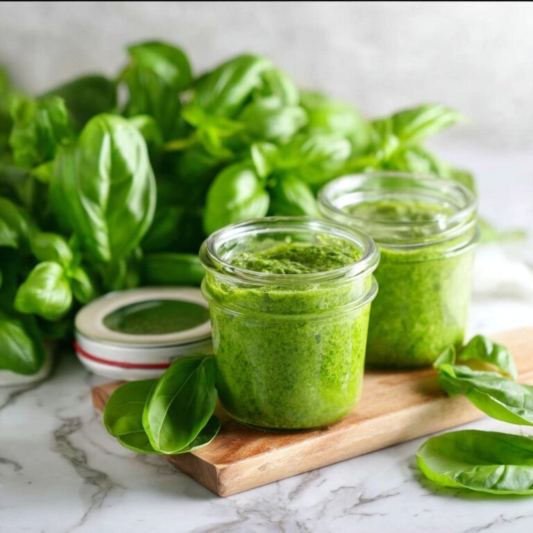 Easy Homemade Southern Basil Pesto Recipe