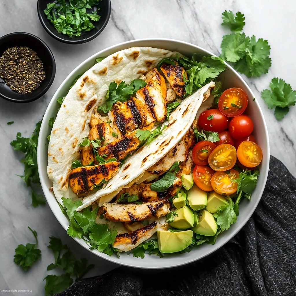 Healthy Grilled Chicken Ranch Wraps Recipe - Recipe Image