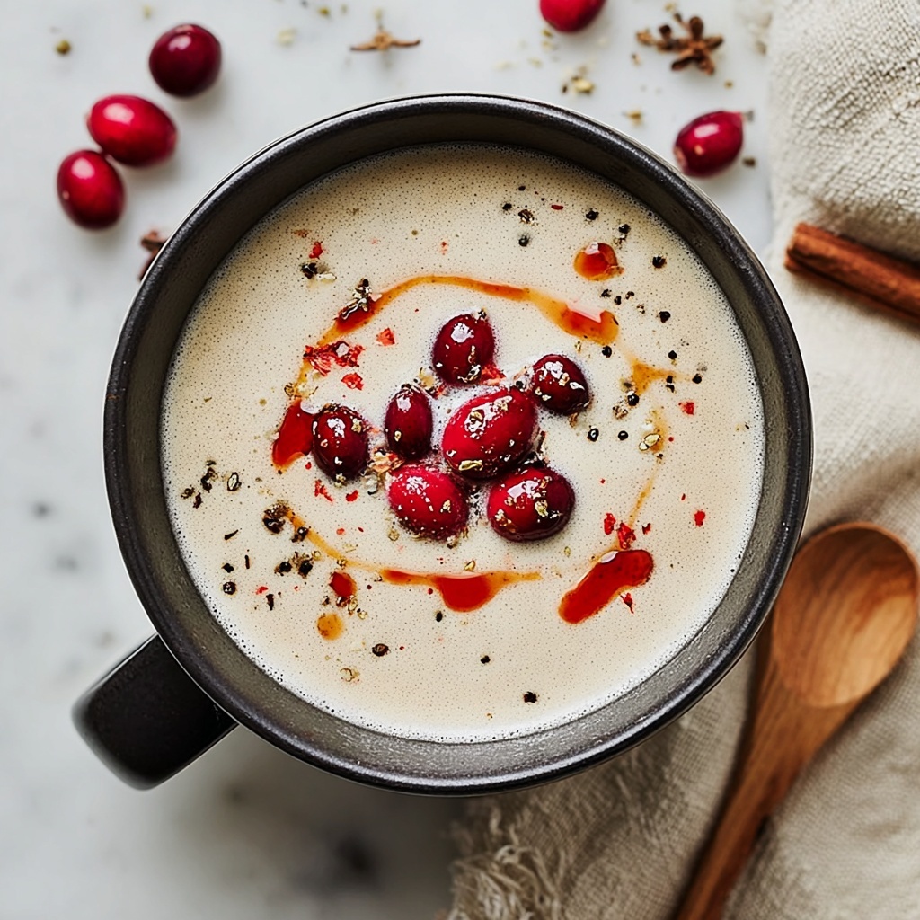 Cherry Vanilla Tea Latte Recipe - Recipe Image