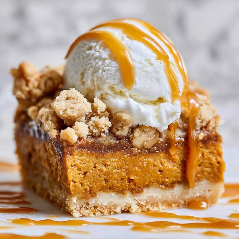 Pumpkin Pie Bars with Walnut Streusel Recipe